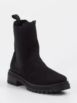 Andrea Puccini – Chelsea Boots aus Nubukleder schwarz