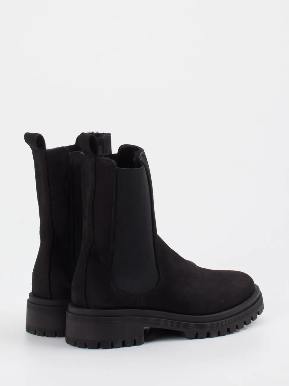 Andrea Puccini – Chelsea Boots aus Nubukleder schwarz