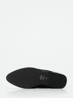 Andrea Puccini – Chelsea Boots aus Veloursleder dunkelblau