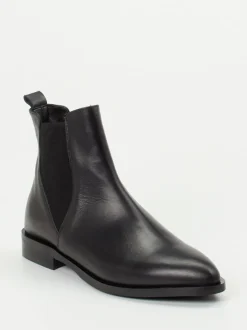 Andrea Puccini – Chelsea Boots aus Lammleder Schwarz
