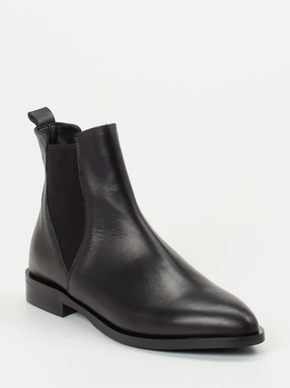 Andrea Puccini – Chelsea Boots aus Lammleder Schwarz