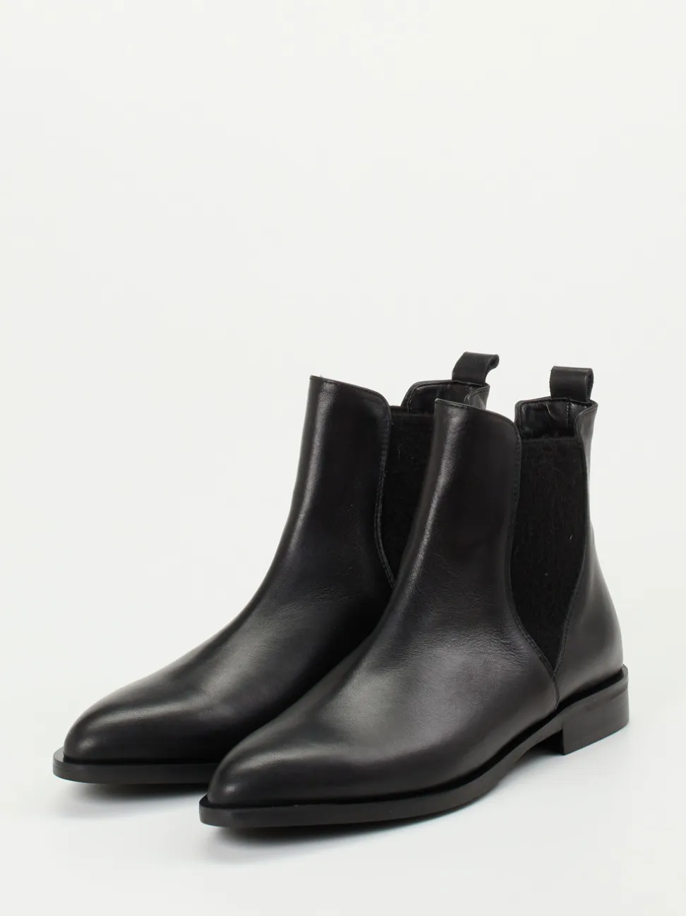 Andrea Puccini – Chelsea Boots aus Lammleder Schwarz