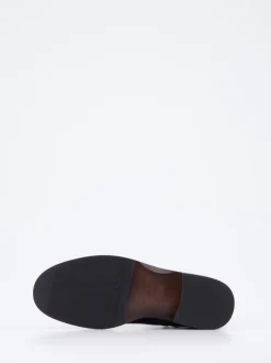 Andrea Puccini – Chelsea-Stiefelette aus Glattleder blau