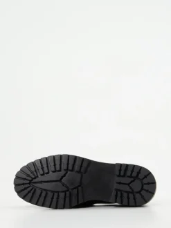 Andrea Puccini – Chunky Loafer aus Veloursleder Schwarz