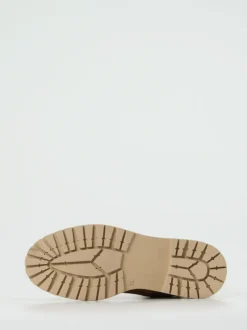 Andrea Puccini – Combat-Stiefeletten aus Veloursleder braun