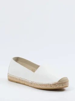 Andrea Puccini – Espadrilles aus Lammleder weiß