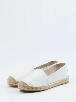 Andrea Puccini – Espadrilles aus Lammleder weiß