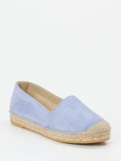 Andrea Puccini – Espadrilles aus Veloursleder lavendelblau
