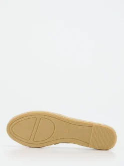 Andrea Puccini – Espadrilles aus Metallic-Textil gold