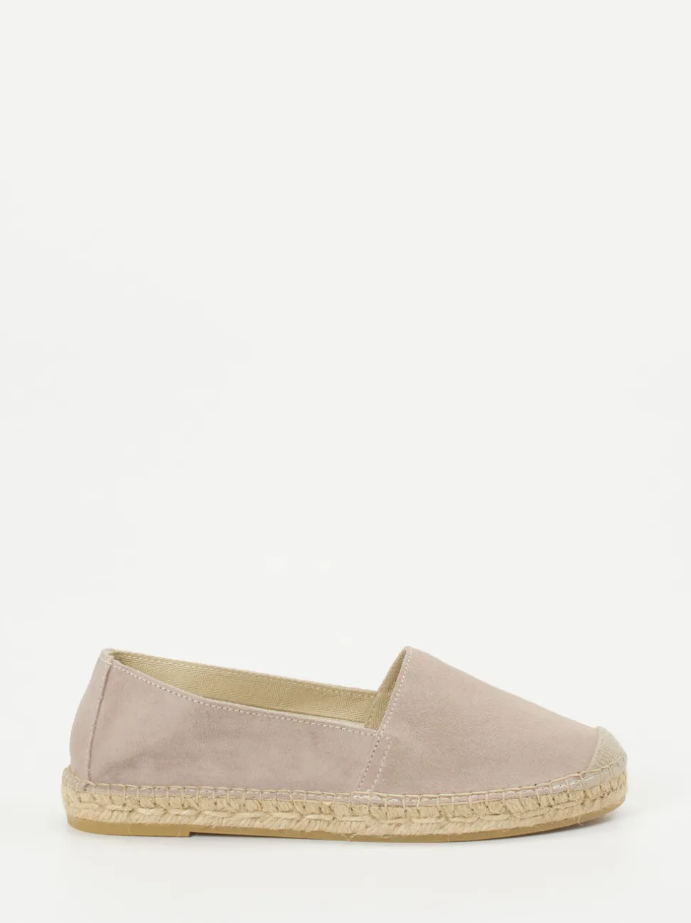 Andrea Puccini – Espadrilles aus Veloursleder Taupe