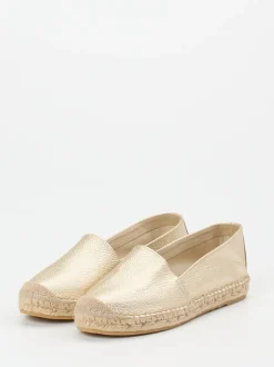 Andrea Puccini – Espadrilles aus Lammleder Gold