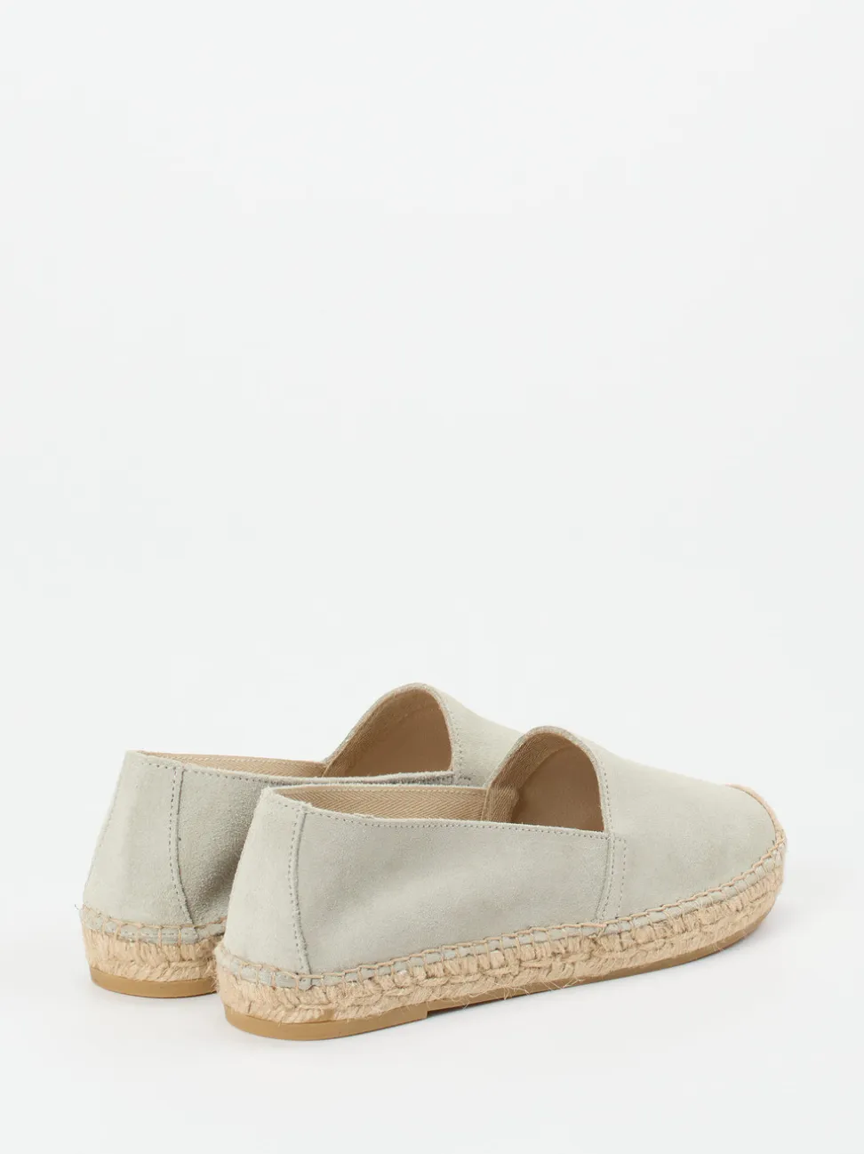Andrea Puccini – Espadrilles aus Veloursleder mintgrün