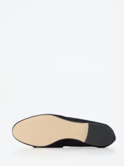 Andrea Puccini – Fransen-Loafer aus Veloursleder Blau