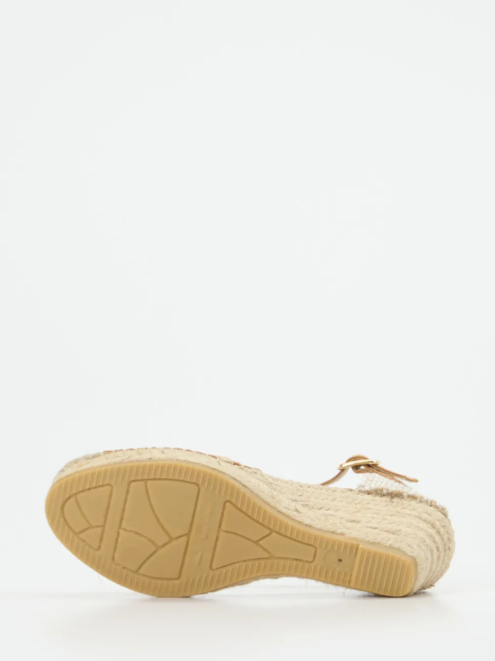 Andrea Puccini – Keilsandalette aus Veloursleder cognac