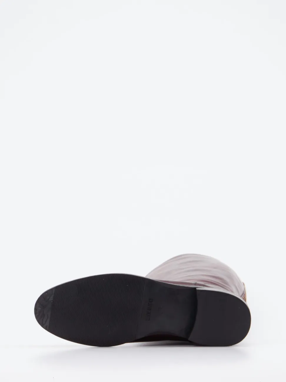 Andrea Puccini – Kniehohe Stiefel aus Kalbleder Bordeaux