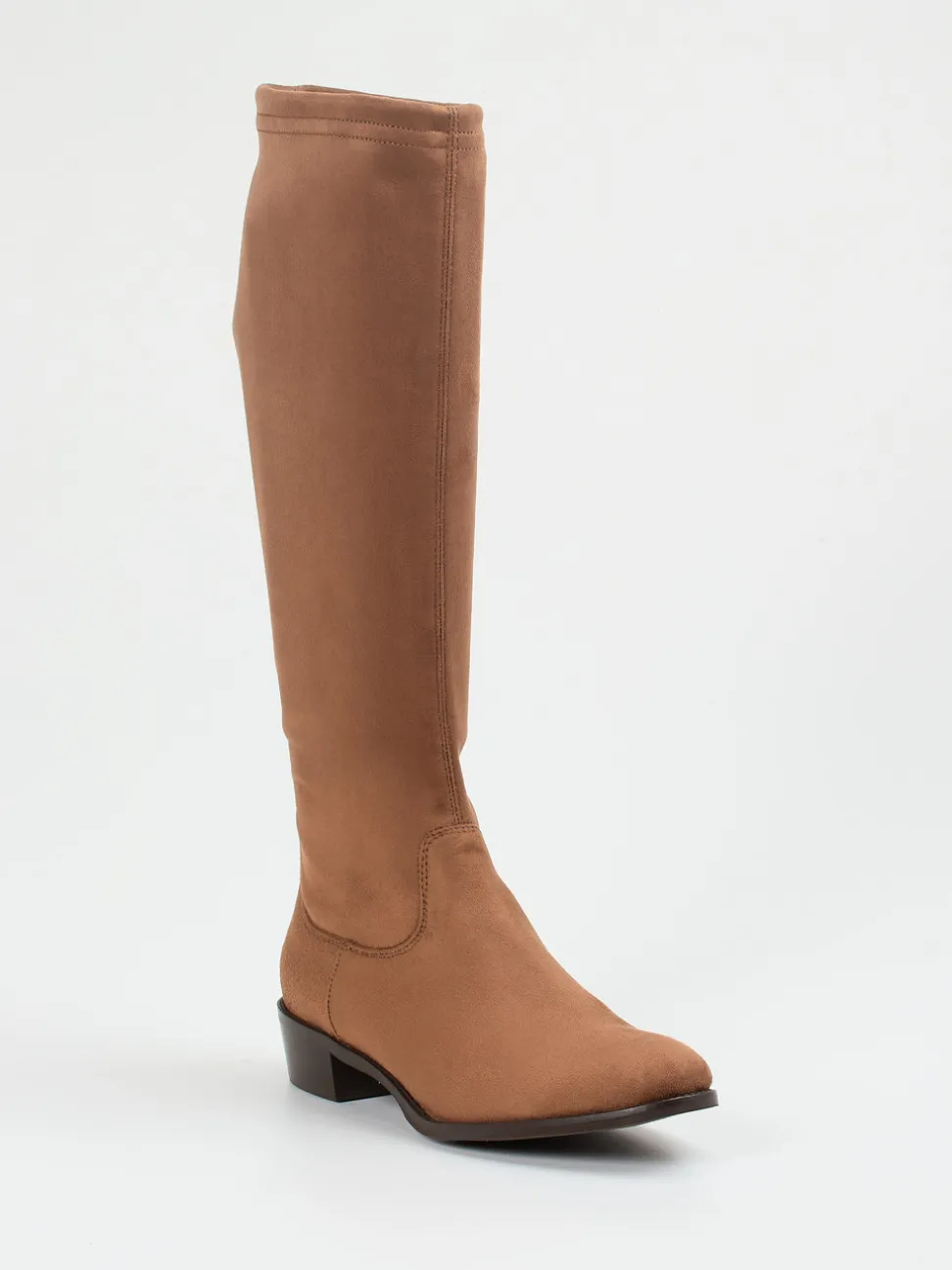 Andrea Puccini – Kniestiefel aus Stretch in Braun