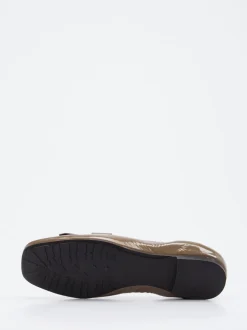 Andrea Puccini – Loafer aus Lackleder in Taupe