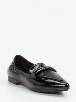 Andrea Puccini – Loafer aus Lackleder schwarz