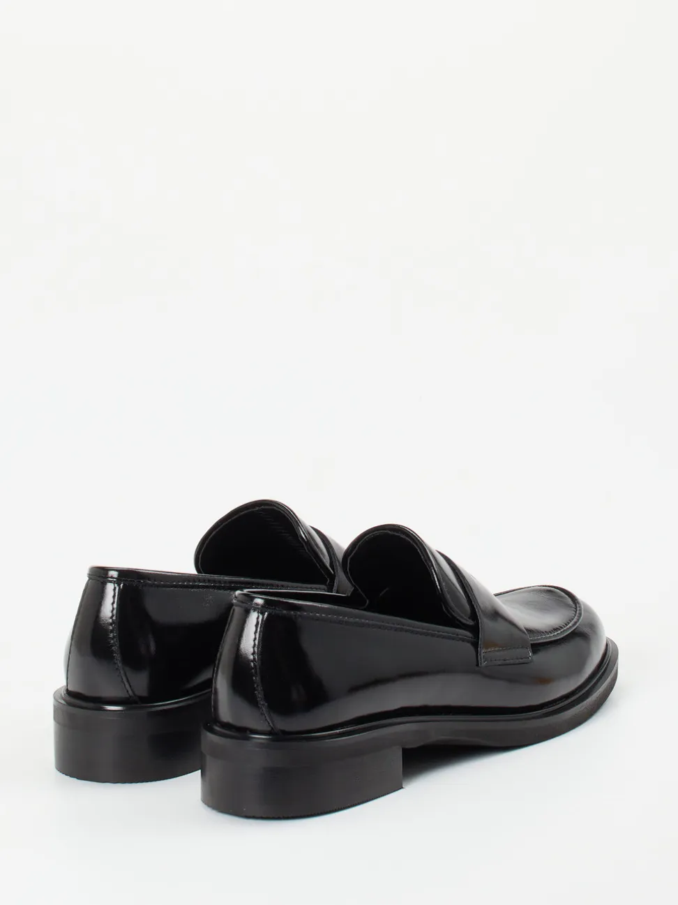 Andrea Puccini – Loafer aus Hochglanzleder schwarz