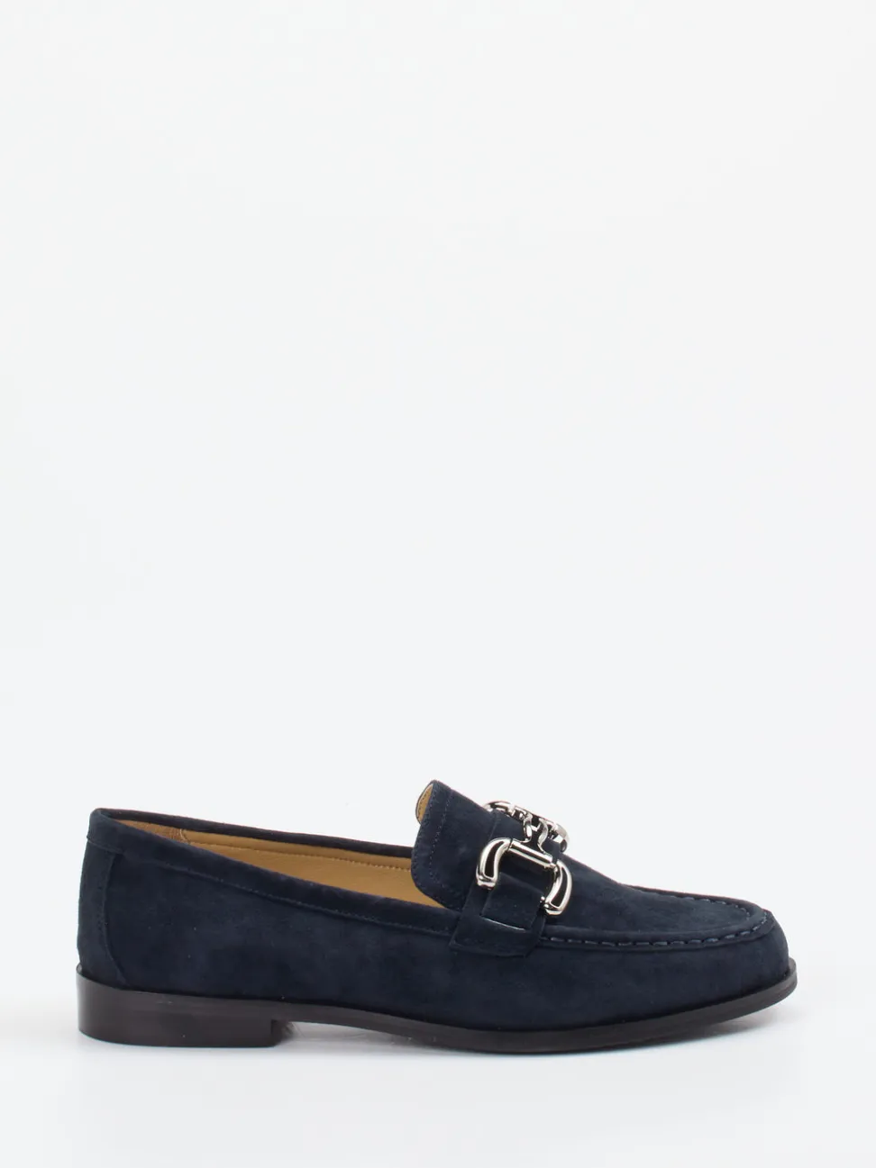 Andrea Puccini – Loafer aus Veloursleder Dunkelblau