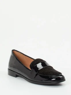 Andrea Puccini – Loafer aus Lackleder Schwarz