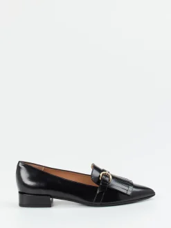 Andrea Puccini – Loafer aus Hochglanzleder schwarz