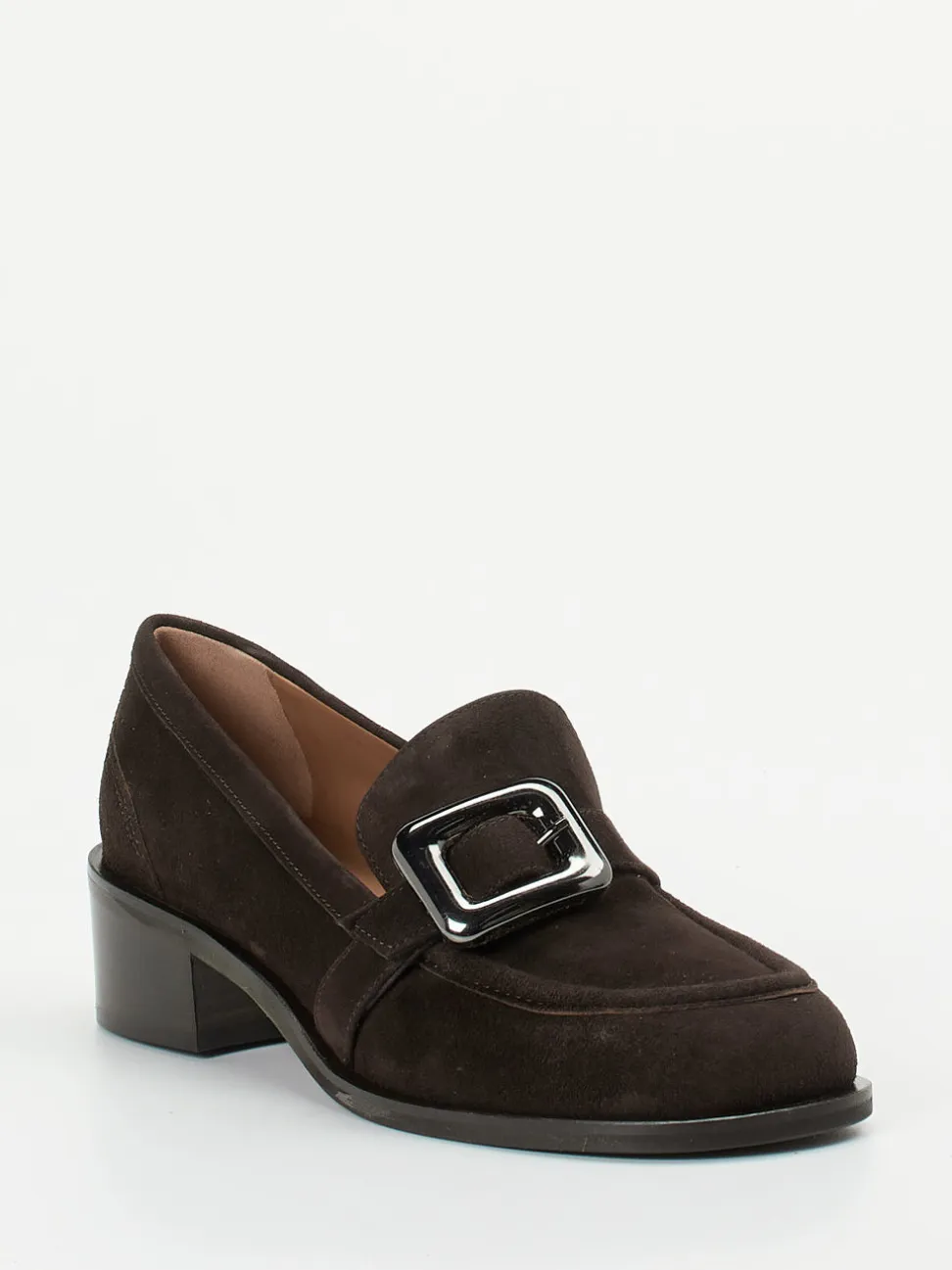 Andrea Puccini – Loafer aus Veloursleder Dunkelbraun