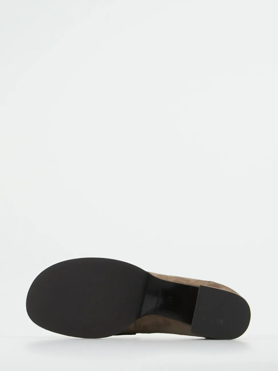 Andrea Puccini – Loafer aus Veloursleder in Taupe