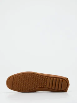 Andrea Puccini – Loafer aus Flechtleder cognacbraun