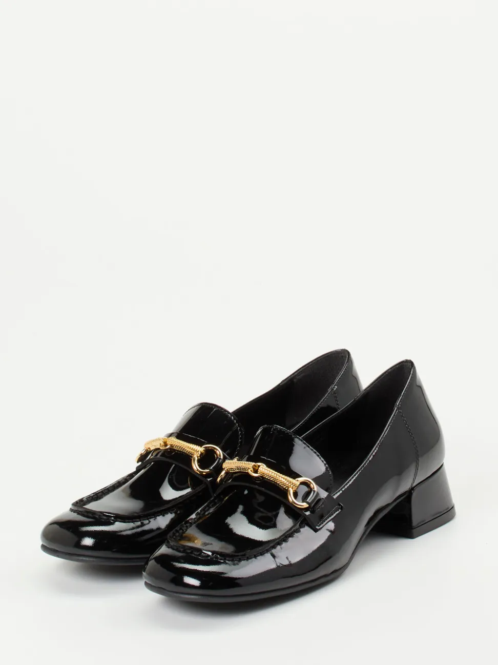 Andrea Puccini – Loafer aus Lackleder schwarz
