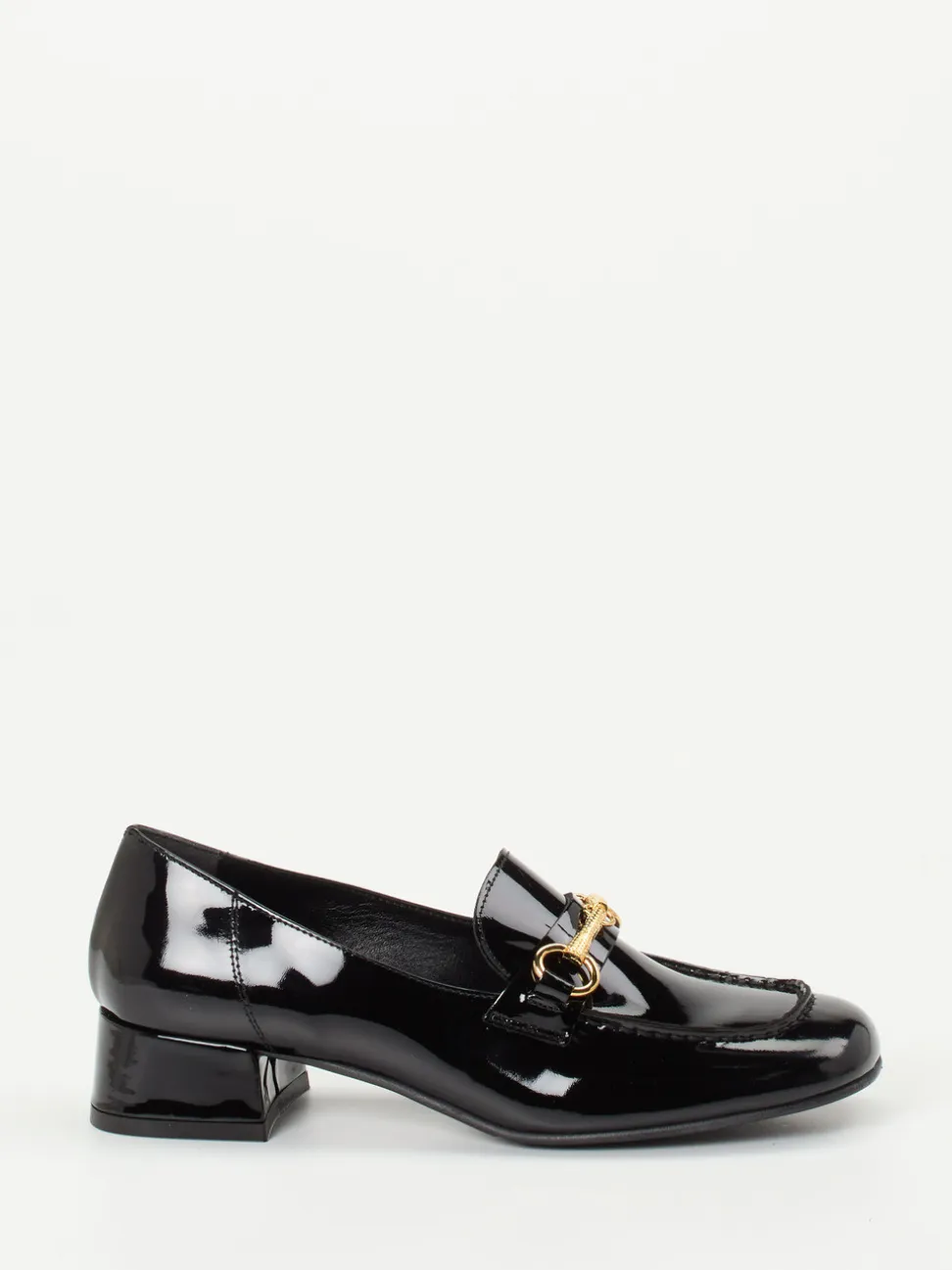 Andrea Puccini – Loafer aus Lackleder schwarz