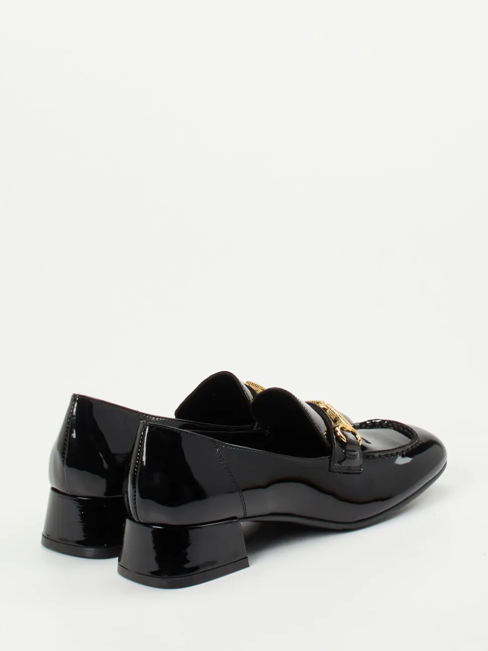 Andrea Puccini – Loafer aus Lackleder schwarz