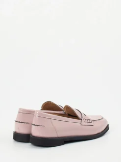 Andrea Puccini – Loafer aus Hochglanzleder in Rosa