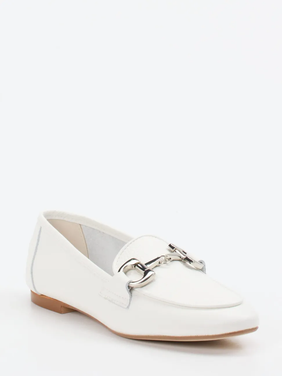 Andrea Puccini – Loafer aus Kalbleder Offwhite