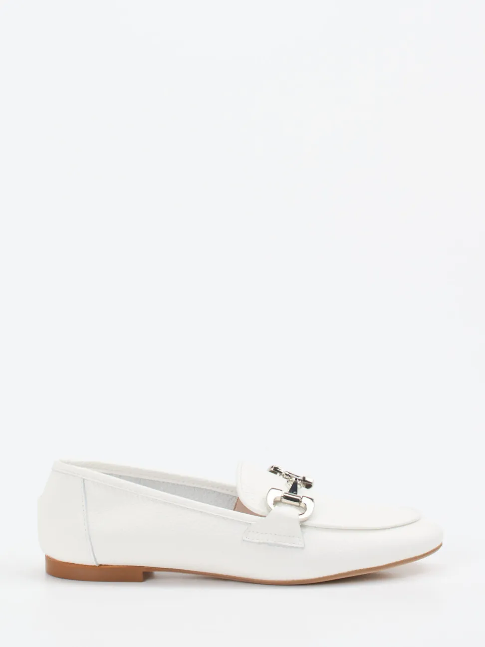 Andrea Puccini – Loafer aus Kalbleder Offwhite