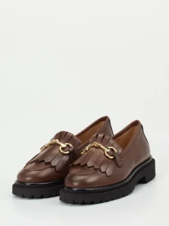 Andrea Puccini – Loafer aus Kalbleder in Braun