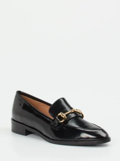 Andrea Puccini – Loafer aus Hochglanzleder Schwarz