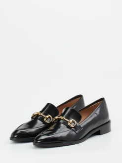 Andrea Puccini – Loafer aus Hochglanzleder Schwarz