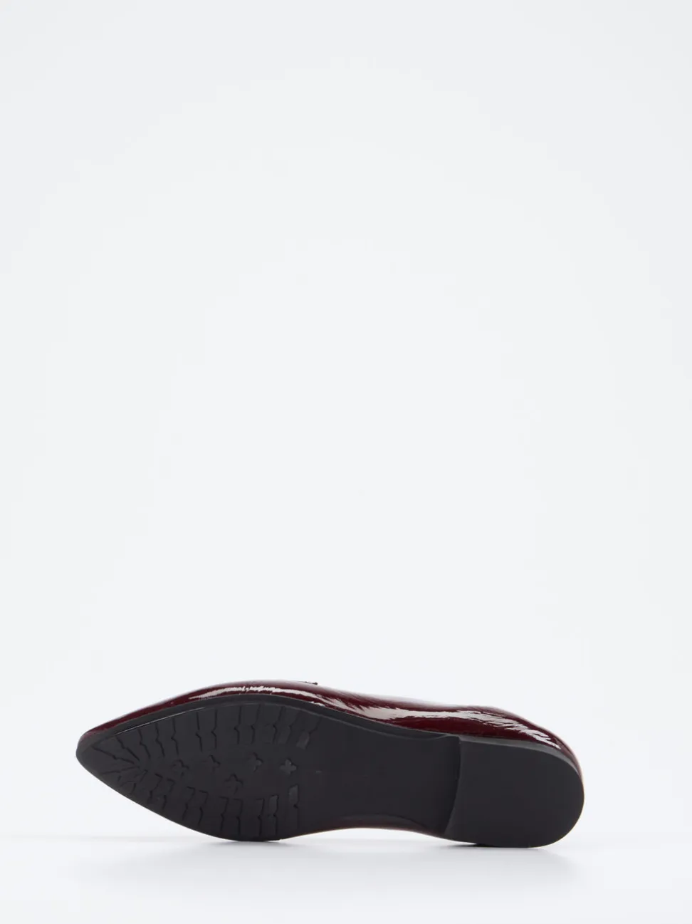 Andrea Puccini – Loafer aus Lackleder in Bordeaux