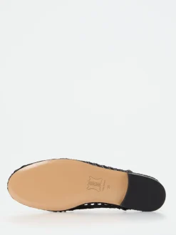Andrea Puccini – Loafer aus Flechtleder schwarz
