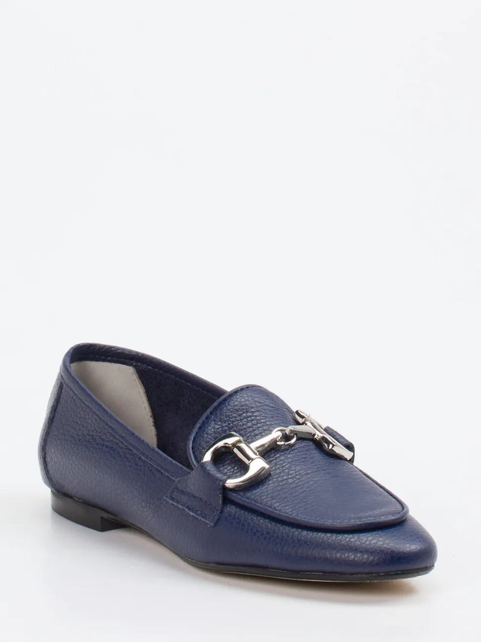 Andrea Puccini – Loafer aus Kalbleder in Marineblau