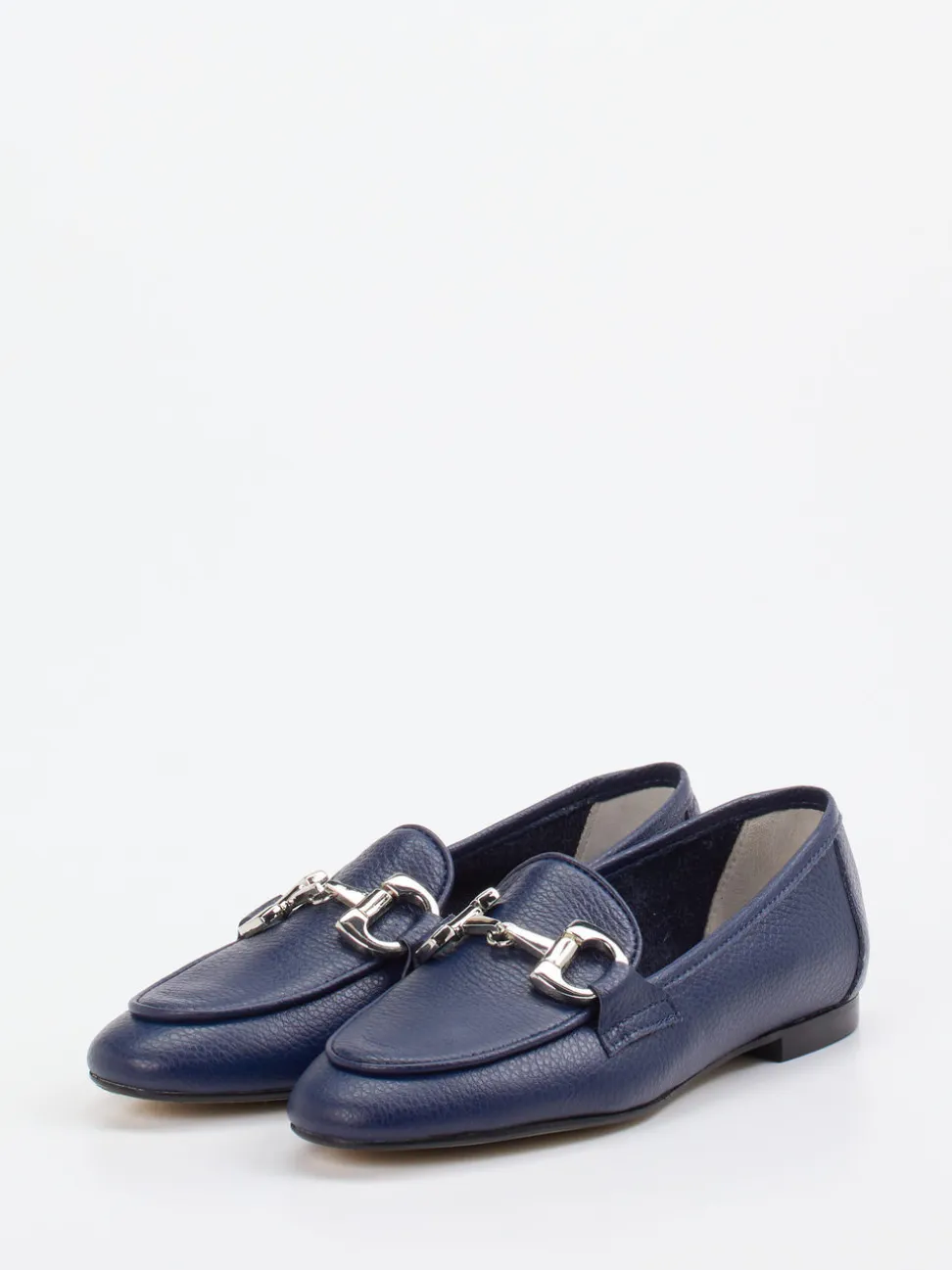 Andrea Puccini – Loafer aus Kalbleder in Marineblau