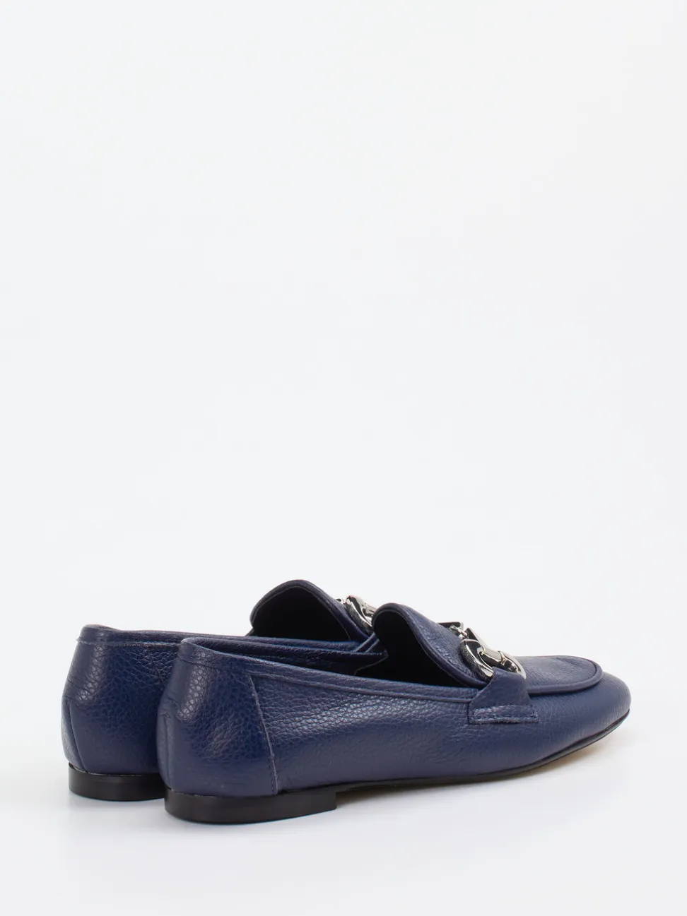 Andrea Puccini – Loafer aus Kalbleder in Marineblau