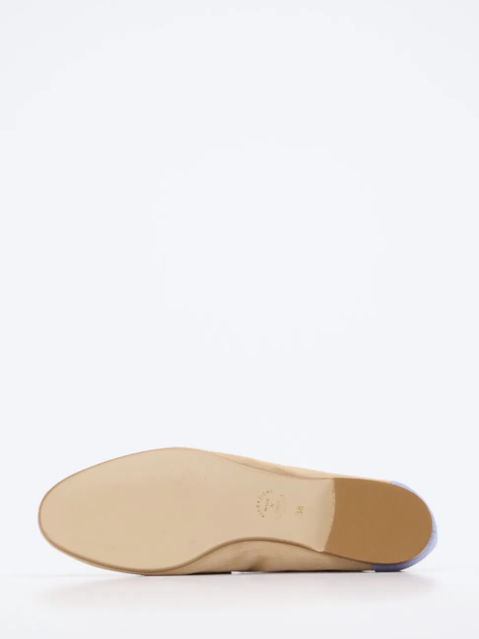 Andrea Puccini – Loafer aus Veloursleder in Beigebraun