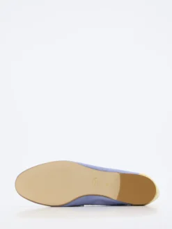 Andrea Puccini – Loafer aus Veloursleder Lavendelblau