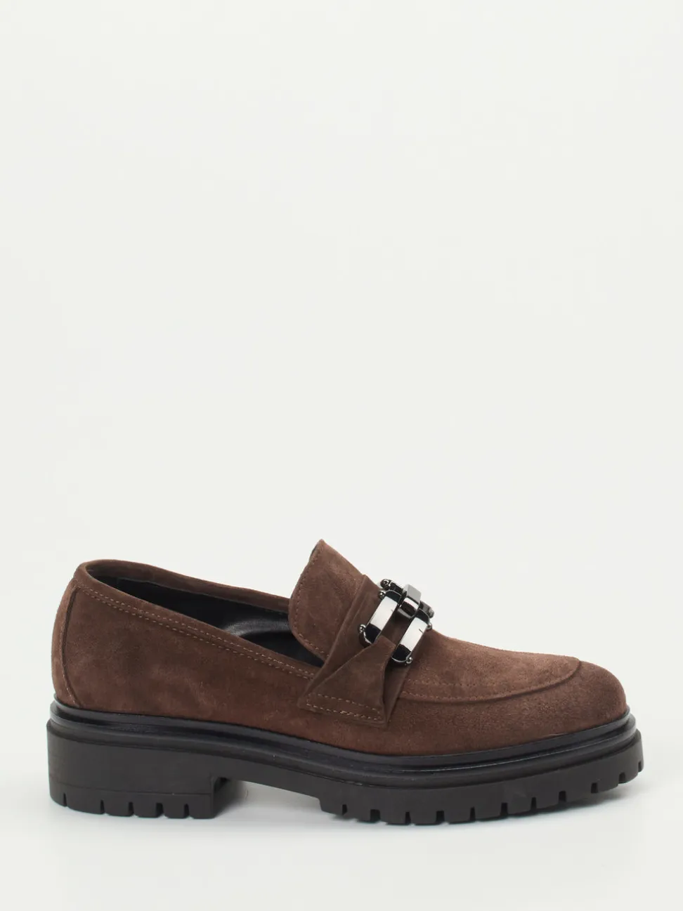 Andrea Puccini – Loafer aus Veloursleder Mittelbraun