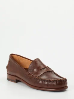 Andrea Puccini – Loafer aus Kalbleder braun
