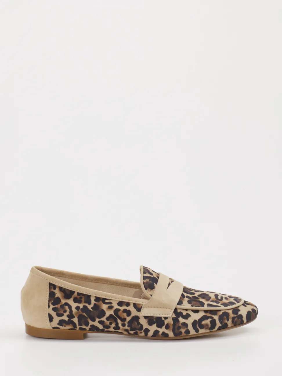 Andrea Puccini – Loafer aus Kalbleder mit Leomuster
