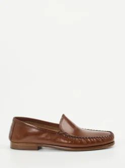 Andrea Puccini – Loafer aus Büffelleder cognacbraun