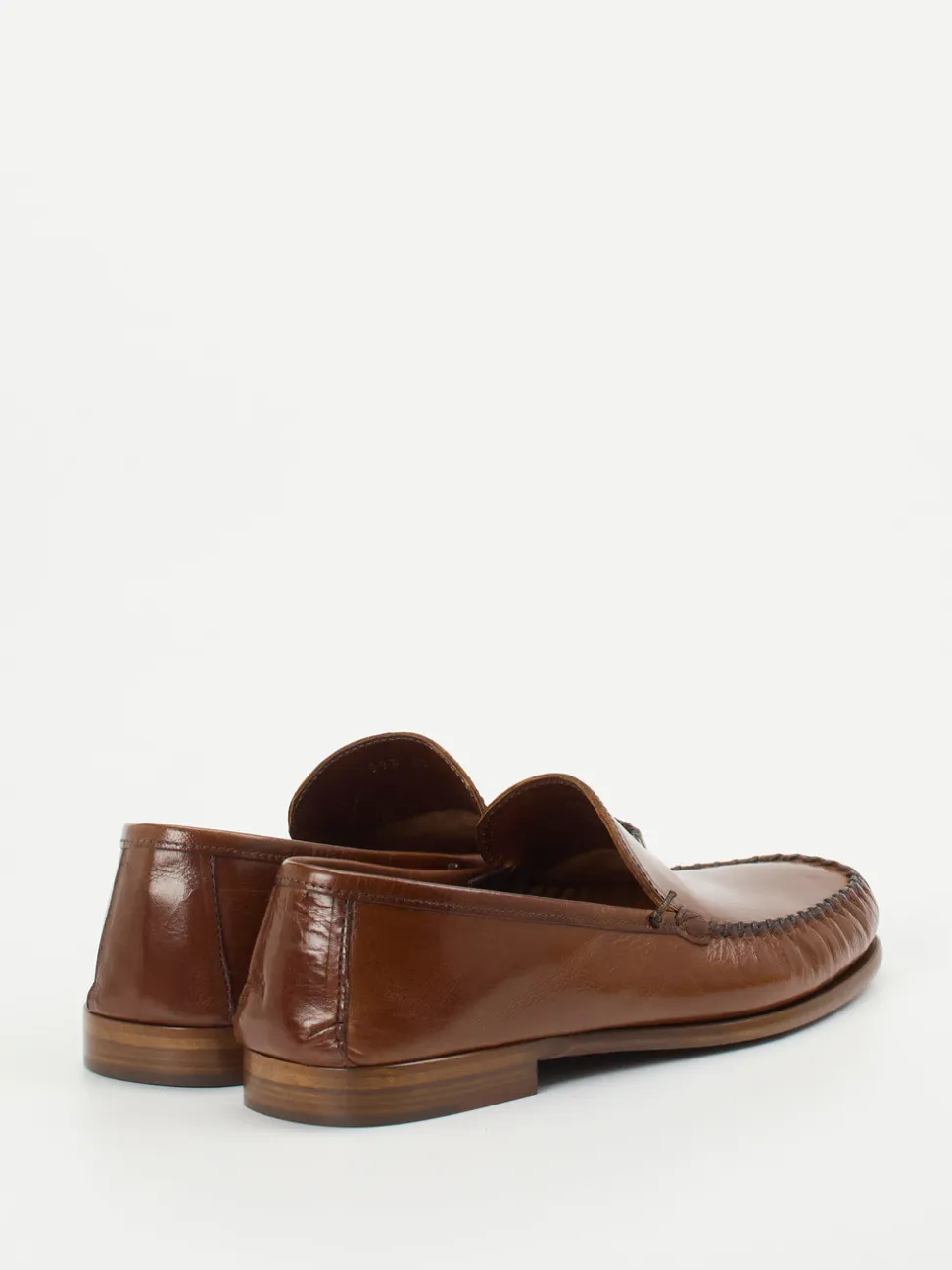 Andrea Puccini – Loafer aus Büffelleder cognacbraun
